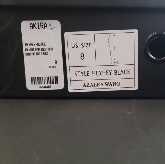 💋AKIRA AZALEA WANG STRETCH CHUNKY HEEL PANT BOOT!!! - Picture 11 of 13